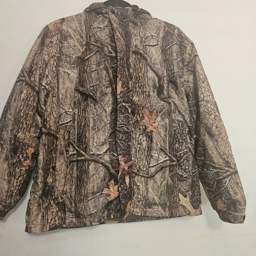 Huntsworth Oak Tree NTA Camouflage‎ Brown Zip Up Puffer Coat